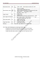 Предварительный просмотр 11 страницы CIS VISION:mini VCC-F22V39ACL Product Specification & Operational Manual