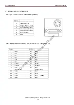 Предварительный просмотр 12 страницы CIS VISION:mini VCC-F22V39ACL Product Specification & Operational Manual