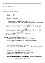 Предварительный просмотр 15 страницы CIS VISION:mini VCC-F22V39ACL Product Specification & Operational Manual