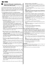 CISA SIKUREXIT 43295 Series Instruction Sheet preview