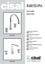 Предварительный просмотр 1 страницы Cisal BARCELONA BA00106 Technical Product Information