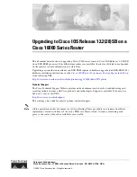 Cisco 10000 Series Installation Manual preview