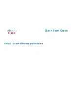 Preview for 1 page of Cisco 110 Series Quick Start Manual