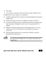 Preview for 11 page of Cisco 1130AG - Aironet - Wireless Access Point Quick Start Manual