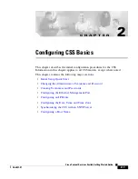 Preview for 49 page of Cisco 11503 - CSS Content Services Switch Getting Started Manual