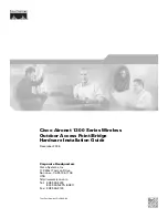 Cisco 1310G - Aironet Outdoor Access Point Hardware Installation Manual preview