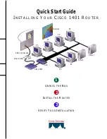 Cisco 1401 Quick Start Manual предпросмотр