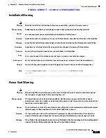 Предварительный просмотр 231 страницы Cisco 15216 EDFA2 Operation Manual