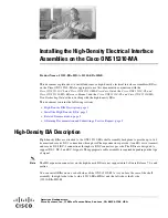 Preview for 1 page of Cisco 15310-EIA-HD-A Installing