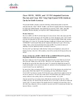 Cisco 1801W - Integrated Services Router Wireless Product Bulletin предпросмотр