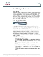 Предварительный просмотр 1 страницы Cisco 1805 Datasheet