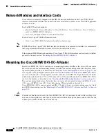 Preview for 44 page of Cisco 1941-DC-A - MWR Mobile Wireless Edge Router Hardware Installation Manual