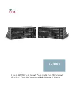 Preview for 1 page of Cisco 220 Series Smart Plus Reference Manual