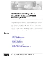 Cisco 2300 Installation Notes preview