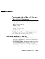 Предварительный просмотр 1 страницы Cisco 2524 - Router - EN Configuration Manual