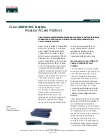 Cisco 2600-DC Series Datasheet preview