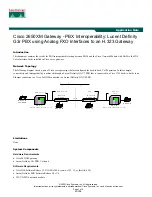 Preview for 1 page of Cisco 2650XM Application Note