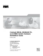 Cisco 2948G - Catalyst Switch Hardware Installation Manual предпросмотр