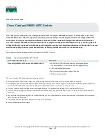 Cisco 2960G-48TC - Catalyst Switch Product Support Bulletin preview