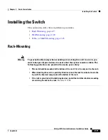 Preview for 47 page of Cisco 2970 - Catalyst Switch Hardware Installation Manual