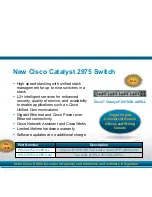 Preview for 8 page of Cisco 2975 - Catalyst LAN Base Switch Brochure