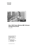 Preview for 1 page of Cisco 3200 Series Software Configuration Manual