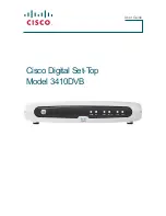 Предварительный просмотр 1 страницы Cisco 3410DVB User Manual