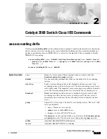 Preview for 33 page of Cisco 3560G-24PS - Catalyst Switch Command Reference Manual