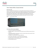 Предварительный просмотр 1 страницы Cisco 3560V2 - Catalyst 48 10/100 Poe Datasheet