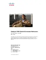 Предварительный просмотр 1 страницы Cisco 3750 - Catalyst EMI Switch Command Reference Manual