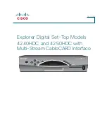 Preview for 1 page of Cisco 4240HDC Manual