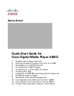 Cisco 4305G Quick Start Manual предпросмотр