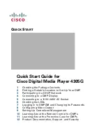 Preview for 1 page of Cisco 4305G Quick Start Manual