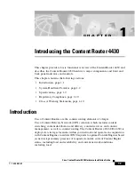 Preview for 1 page of Cisco 4430 Introducing