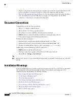 Preview for 6 page of Cisco 5520 - ASA IPS Edition Bundle Hardware Installation Manual