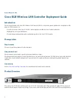 Предварительный просмотр 4 страницы Cisco 5520 Deployment Manual