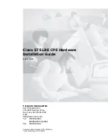 Preview for 1 page of Cisco 575 LRE CPE Installation Manual