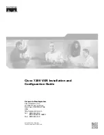 Предварительный просмотр 1 страницы Cisco 7200 VXR Series Installation And Configuration Manual