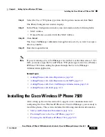 Preview for 73 page of Cisco 7920 - Unified Wireless IP Phone VoIP Administration Manual