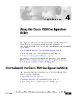 Preview for 87 page of Cisco 7920 - Unified Wireless IP Phone VoIP Administration Manual