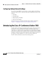 Preview for 42 page of Cisco 7935 - IP Conference Station VoIP Phone Administration Manual