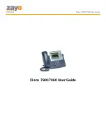 Cisco 7940/7960 User Manual preview