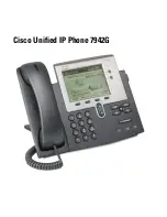 Cisco 7942G - Unified IP Phone VoIP Installation Manual preview