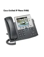 Cisco 7945G - Unified IP Phone VoIP Quick Manual preview