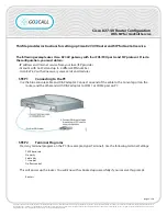 Предварительный просмотр 1 страницы Cisco 827-4V - 827-4V Router - EN Configuration Instructions