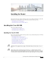 Cisco 860 Series Installing Manual preview