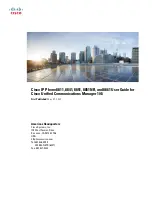 Preview for 1 page of Cisco 8811 User Manual