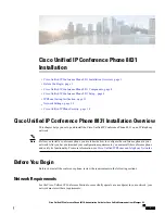 Cisco 8831 Installation Manual preview