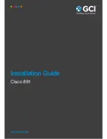 Cisco 891 Installation Manual preview