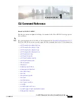 Предварительный просмотр 15 страницы Cisco 901 Command Reference Manual